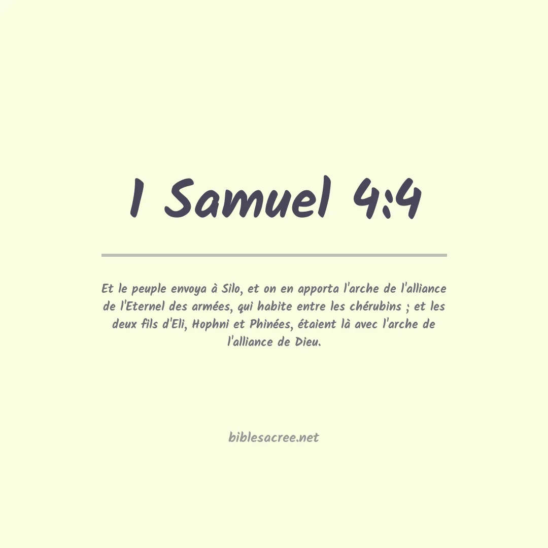 1 Samuel - 4:4
