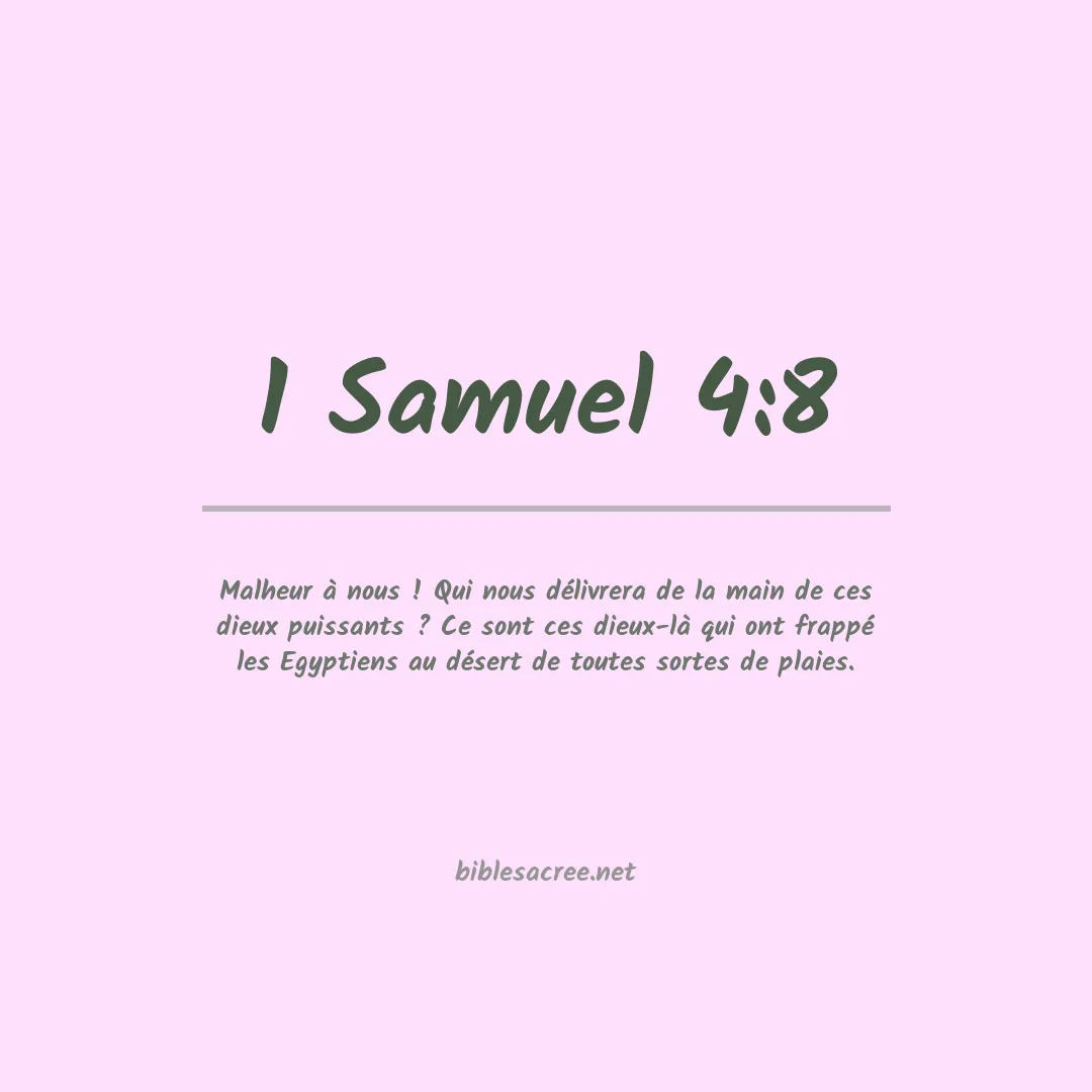 1 Samuel - 4:8