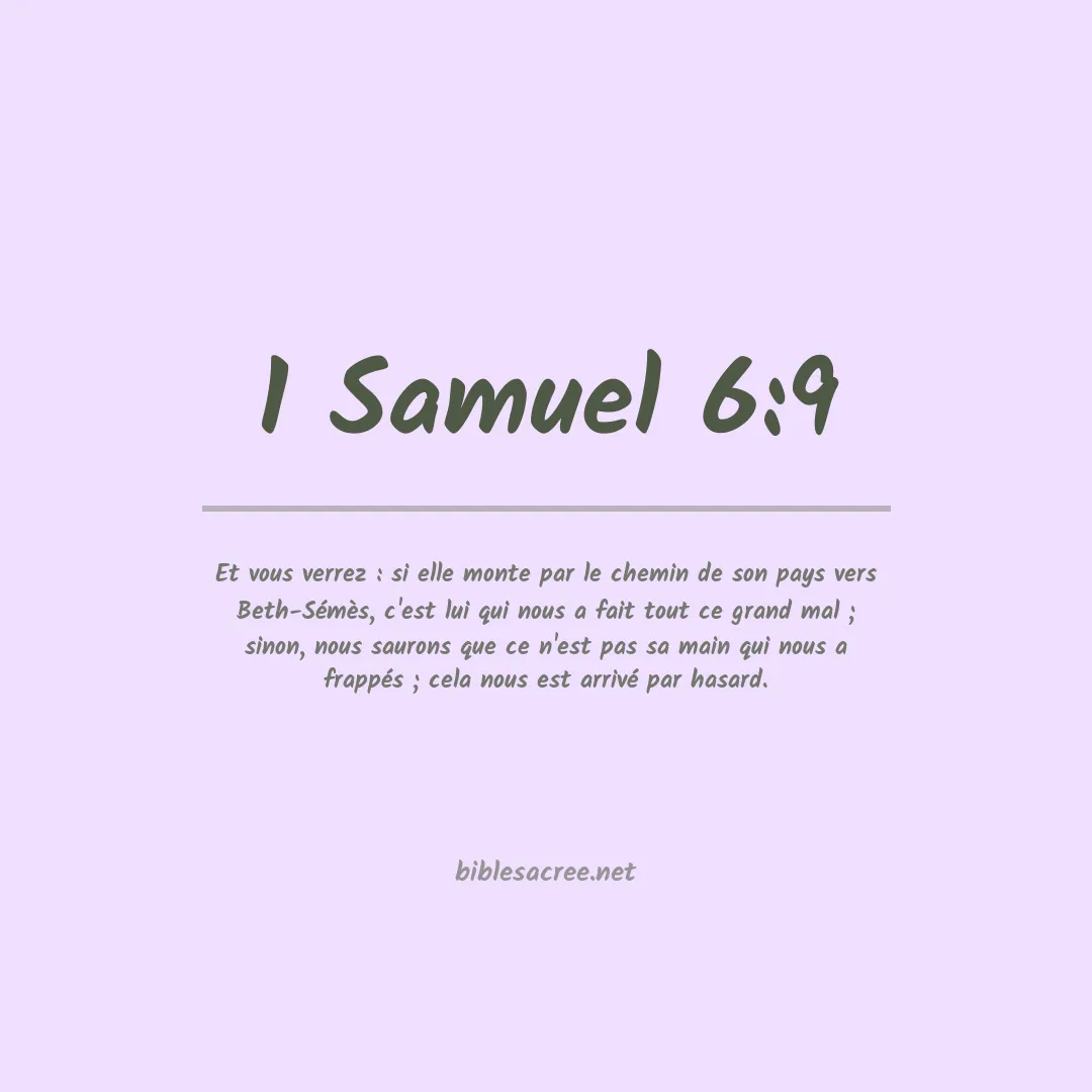 1 Samuel - 6:9