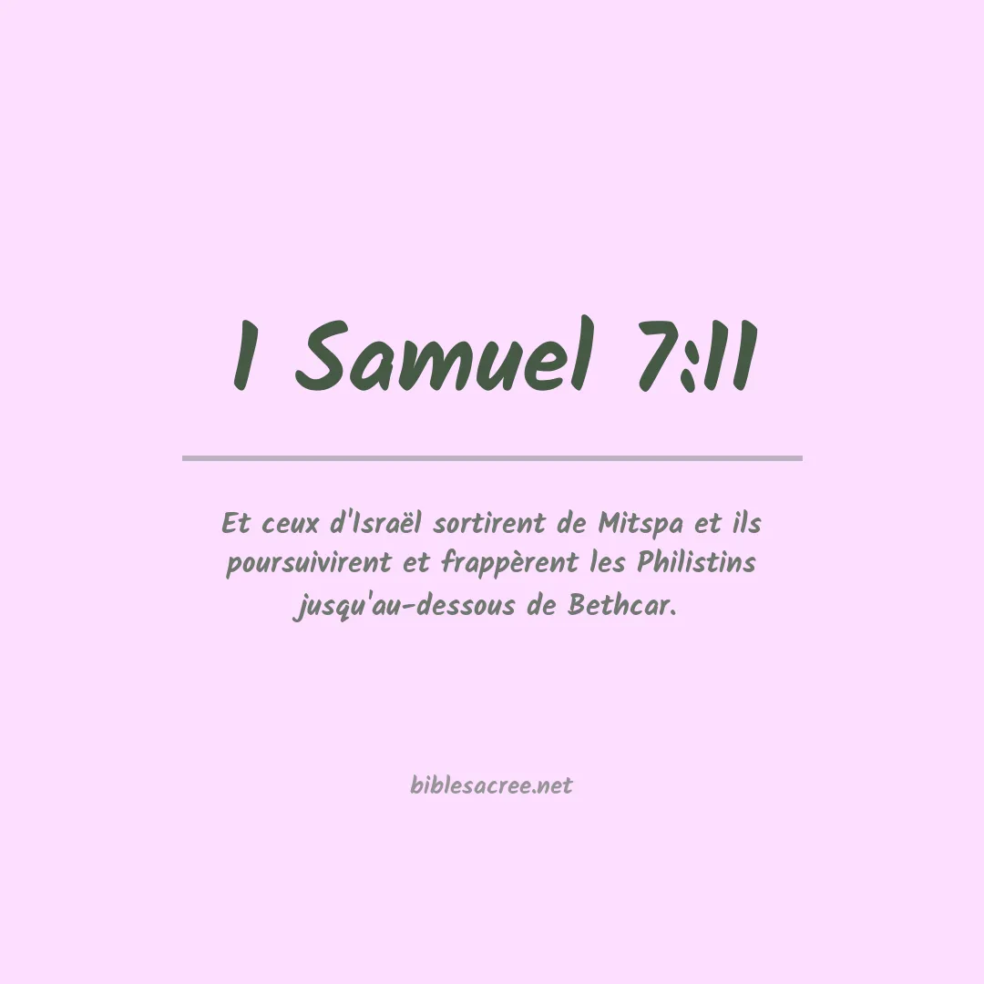 1 Samuel - 7:11
