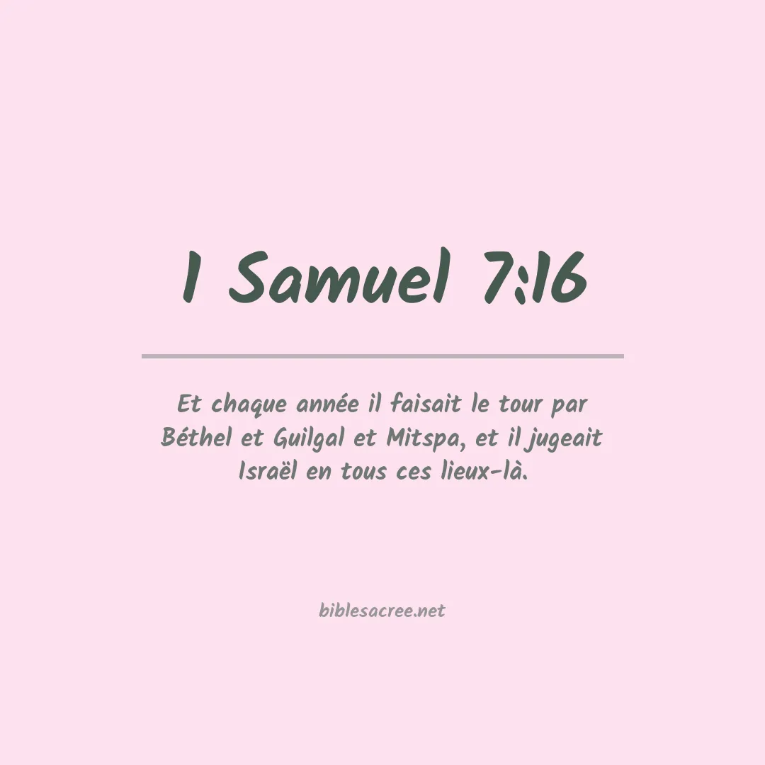 1 Samuel - 7:16