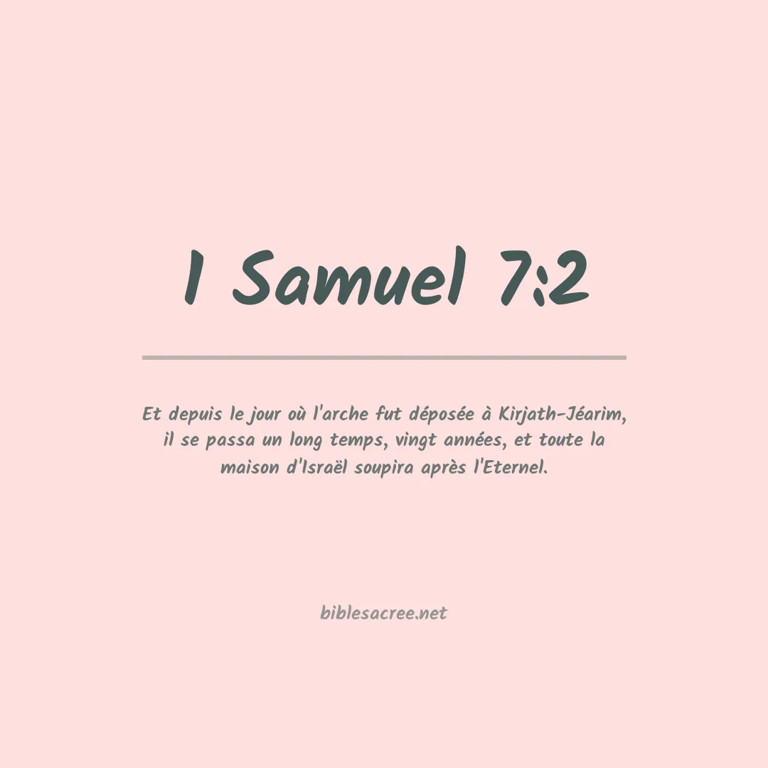 1 Samuel - 7:2
