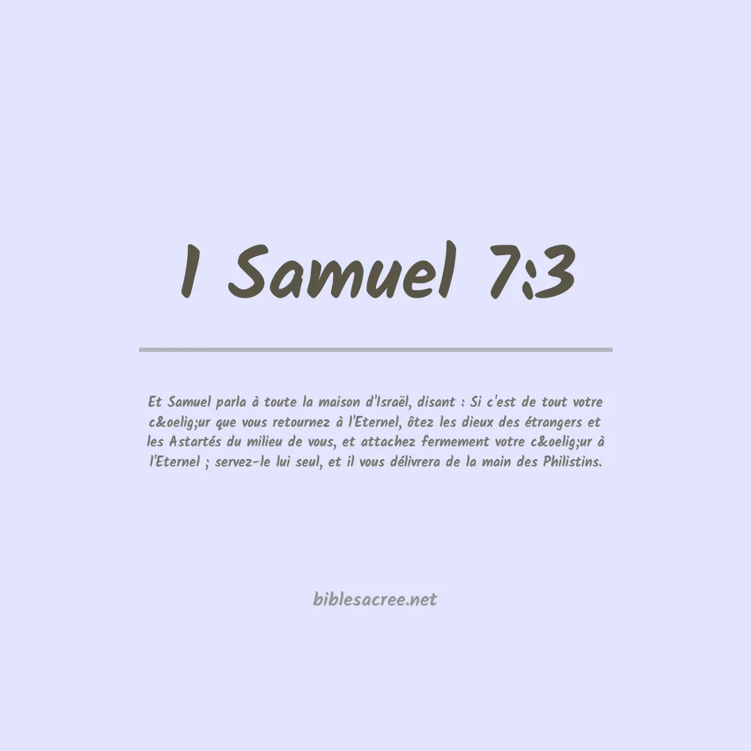 1 Samuel - 7:3