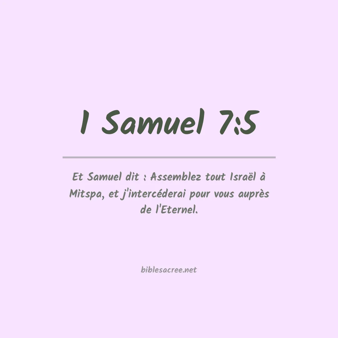 1 Samuel - 7:5
