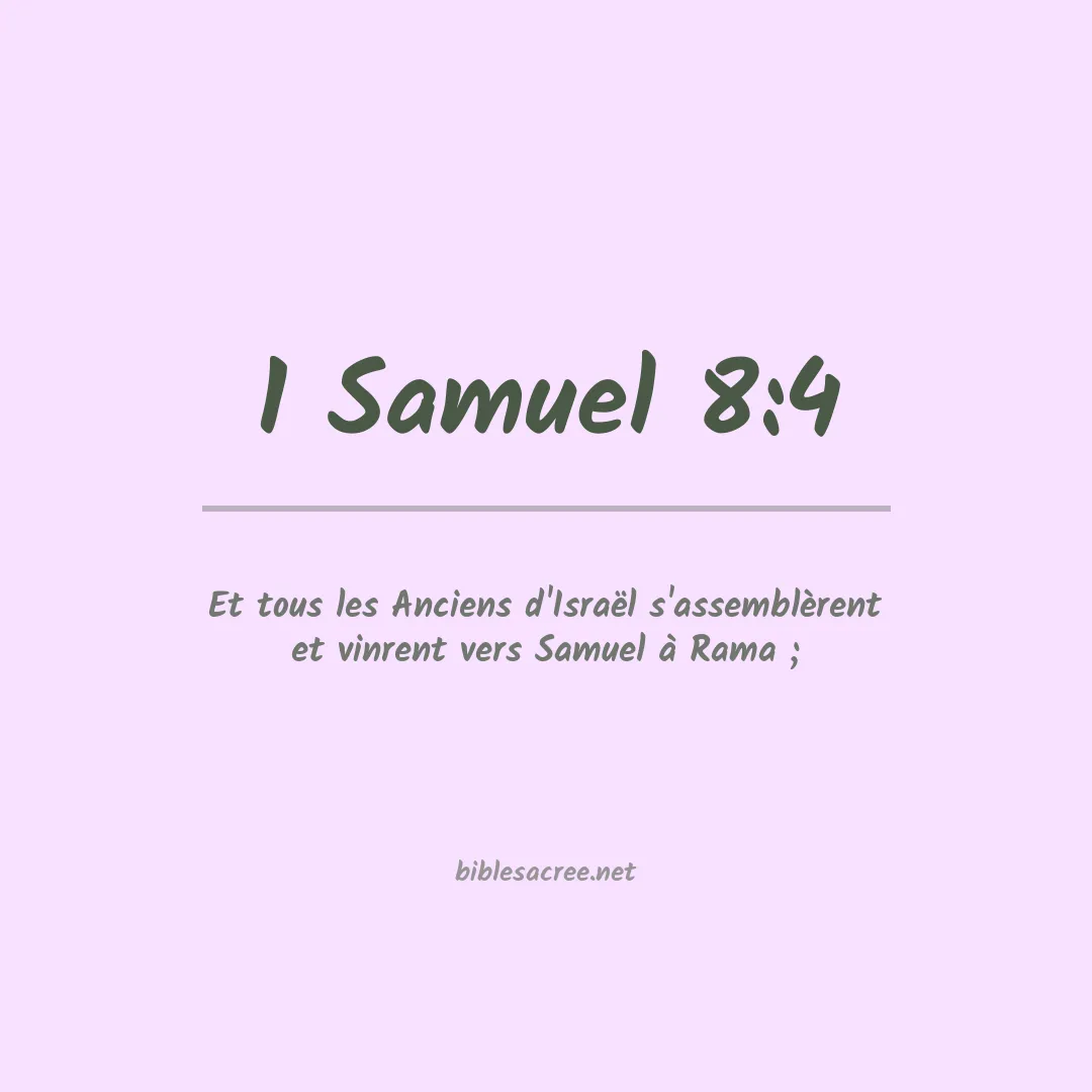 1 Samuel - 8:4