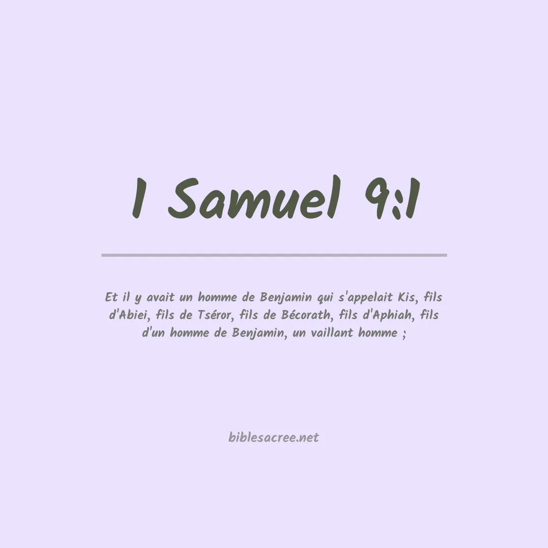 1 Samuel - 9:1