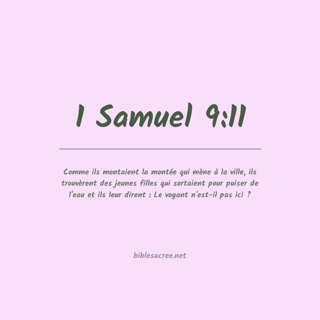 1 Samuel - 9:11
