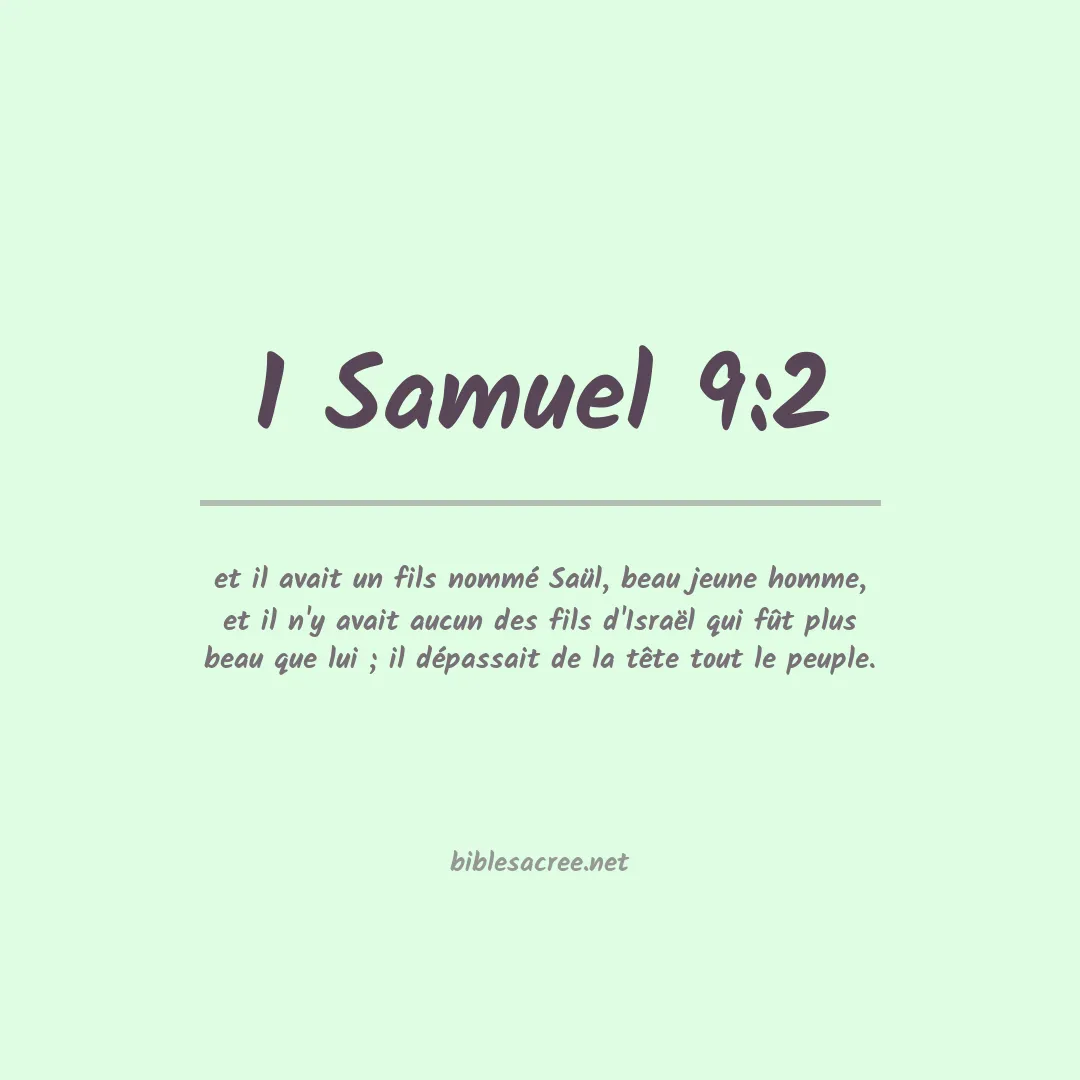 1 Samuel - 9:2