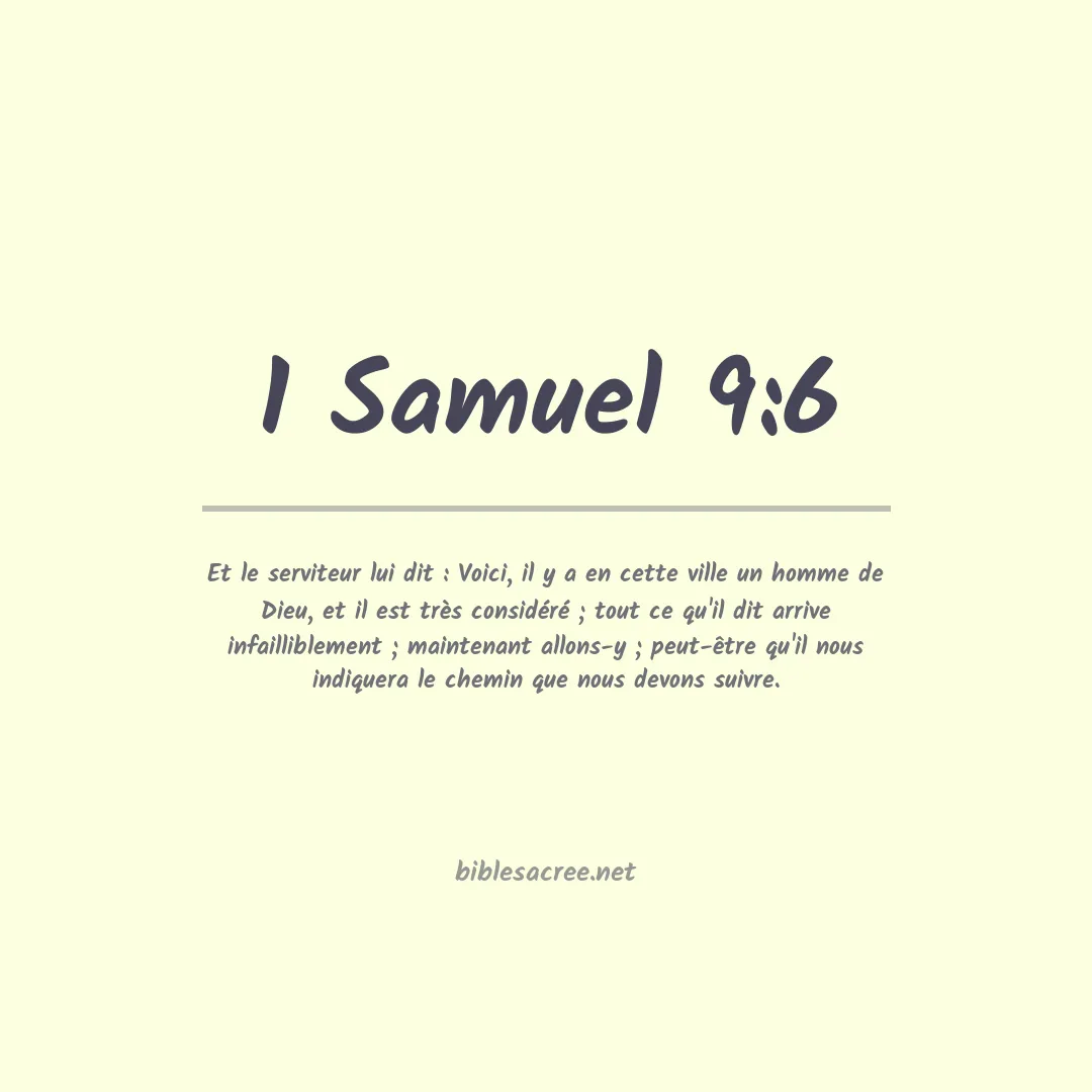 1 Samuel - 9:6