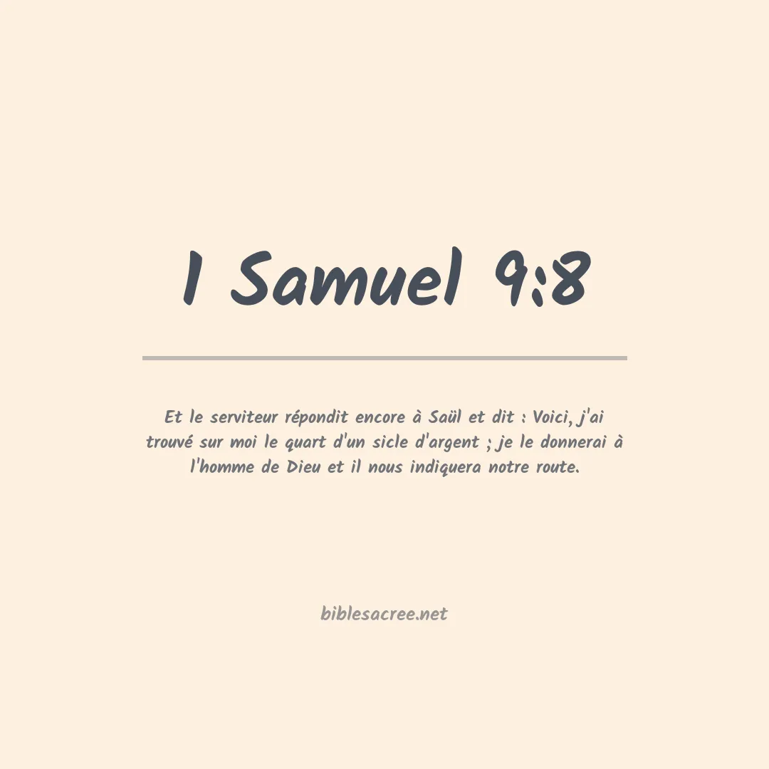 1 Samuel - 9:8