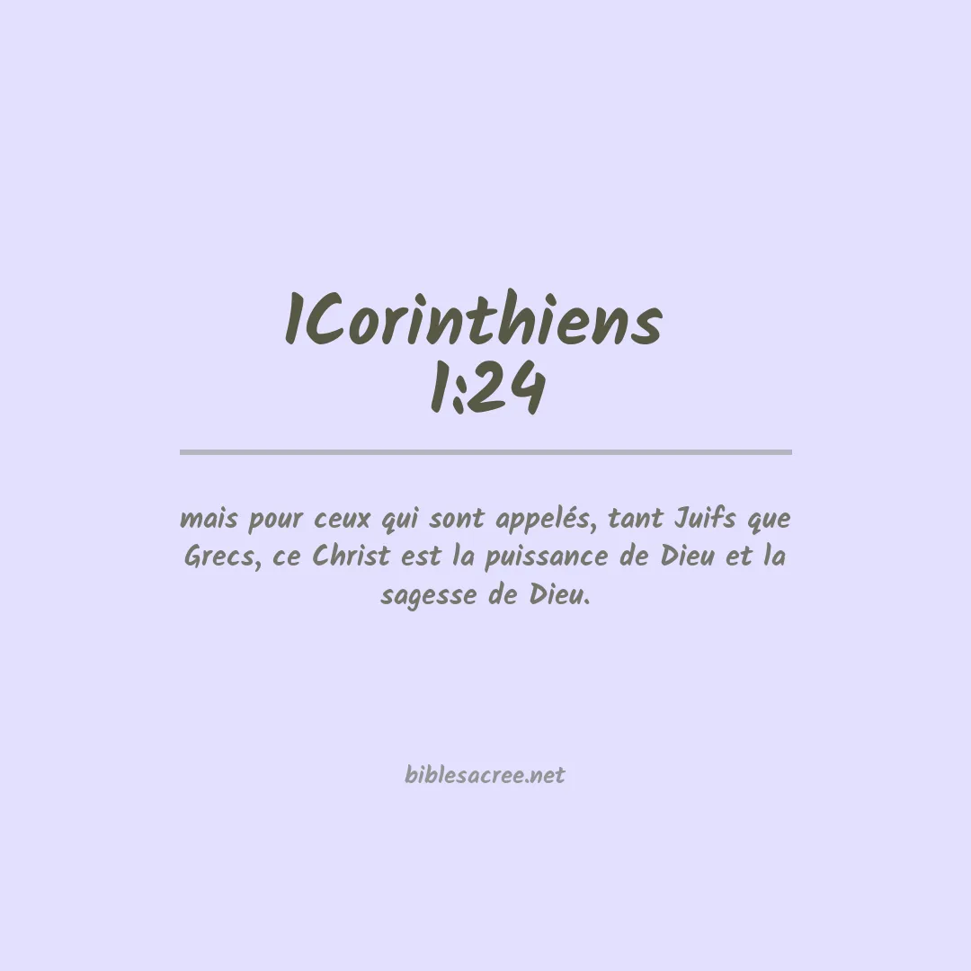 1Corinthiens  - 1:24