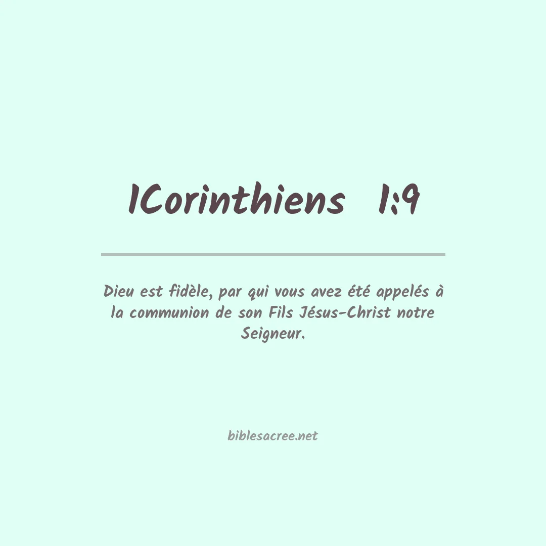 1Corinthiens  - 1:9