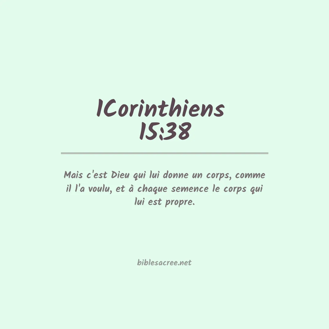 1Corinthiens  - 15:38