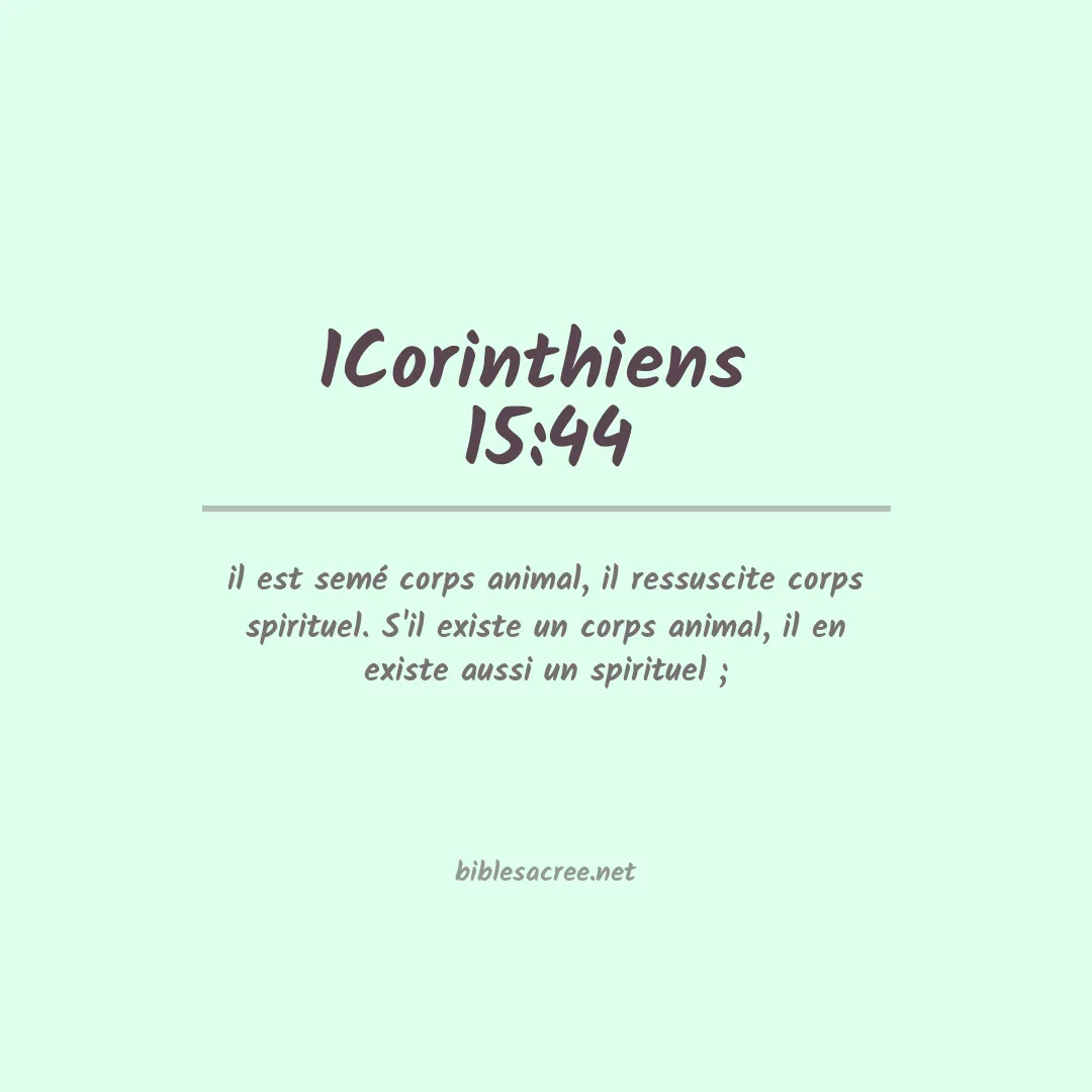 1Corinthiens  - 15:44