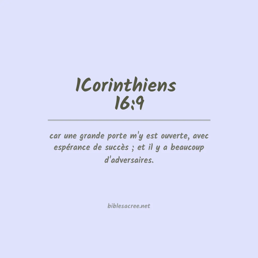 1Corinthiens  - 16:9