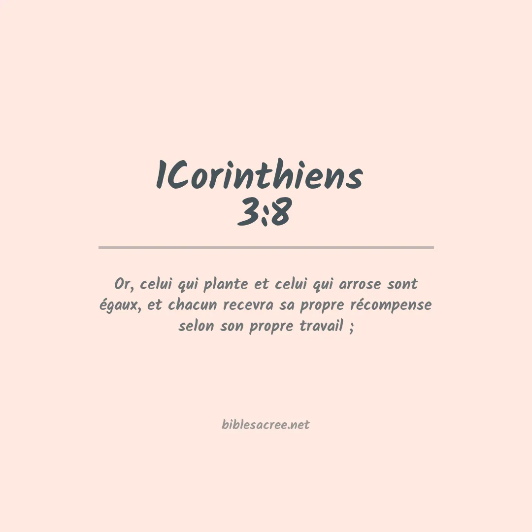 1Corinthiens  - 3:8