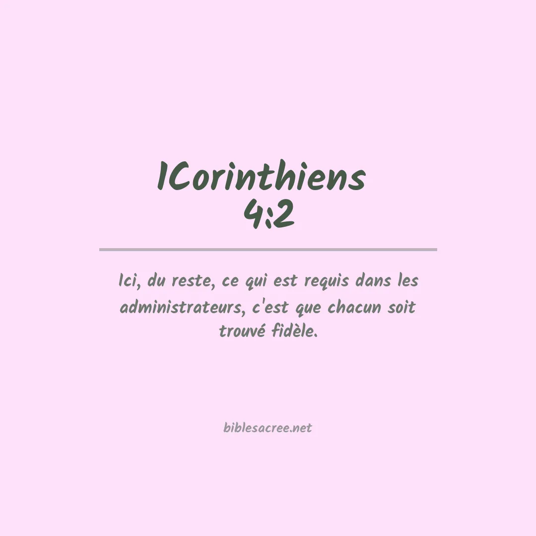 1Corinthiens  - 4:2