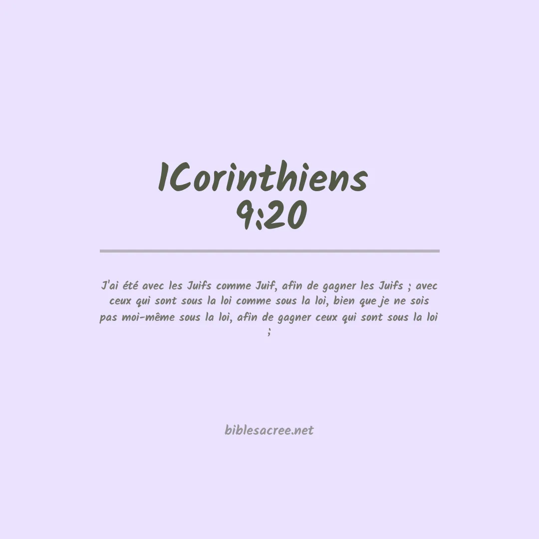 1Corinthiens  - 9:20