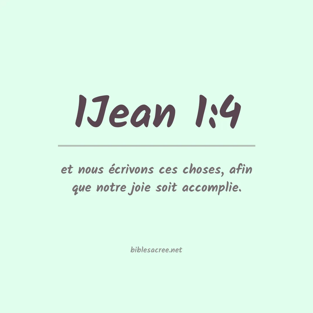 1Jean - 1:4