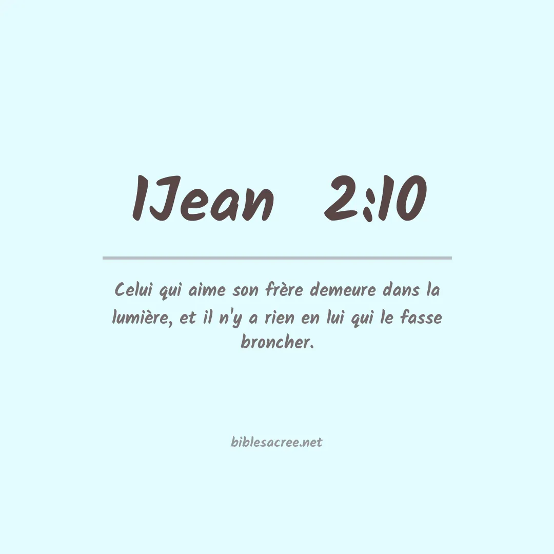 1Jean  - 2:10