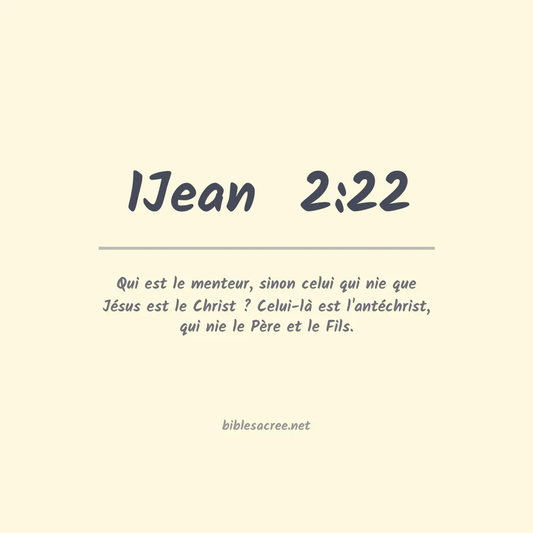1Jean  - 2:22