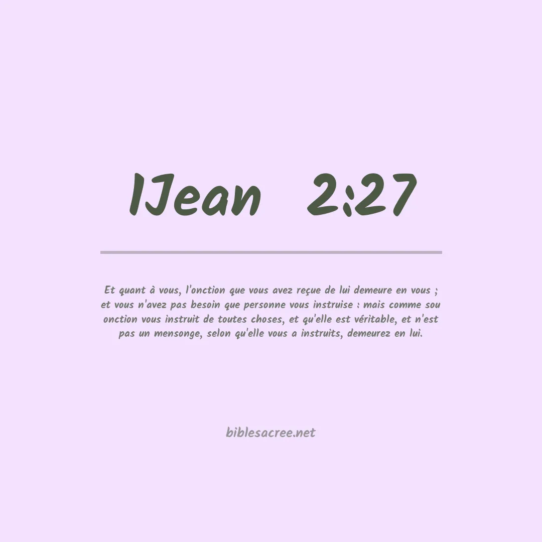 1Jean  - 2:27
