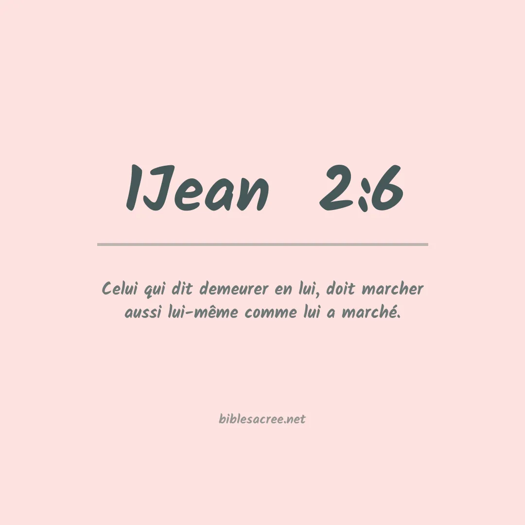 1Jean  - 2:6