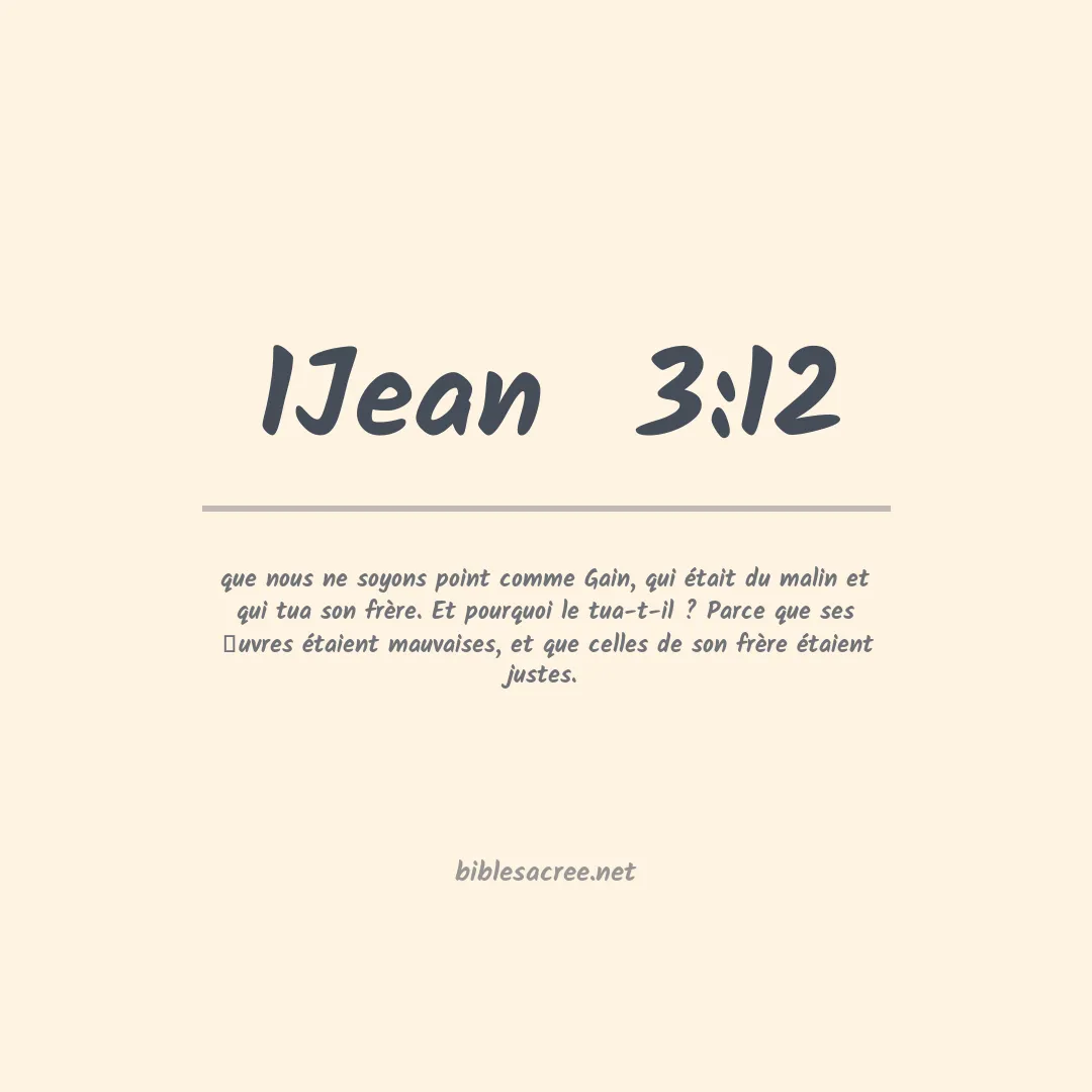 1Jean  - 3:12