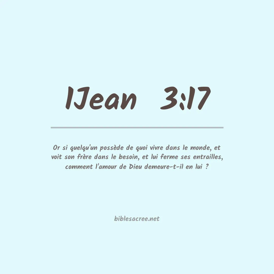 1Jean  - 3:17