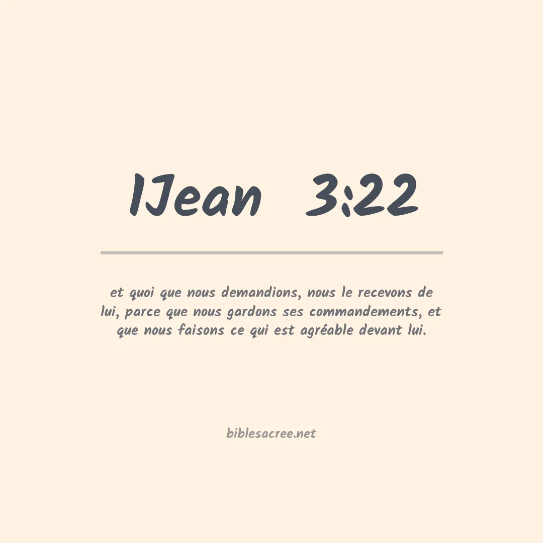 1Jean  - 3:22