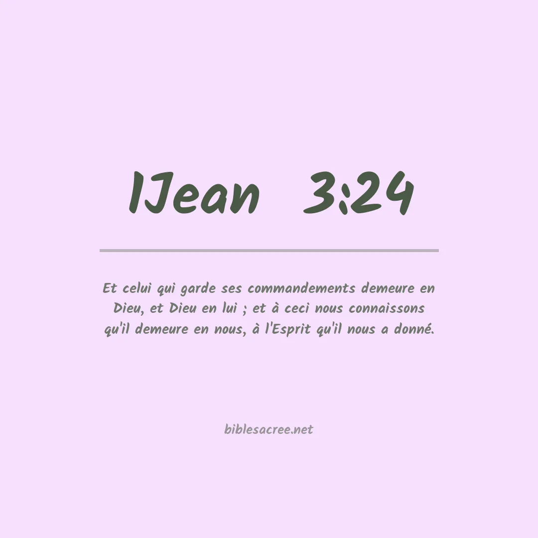 1Jean  - 3:24