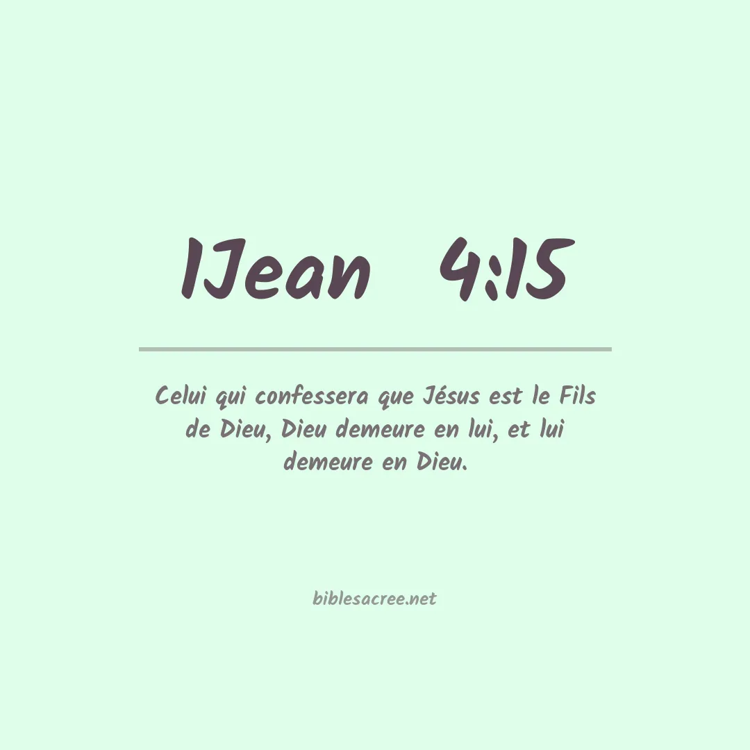 1Jean  - 4:15