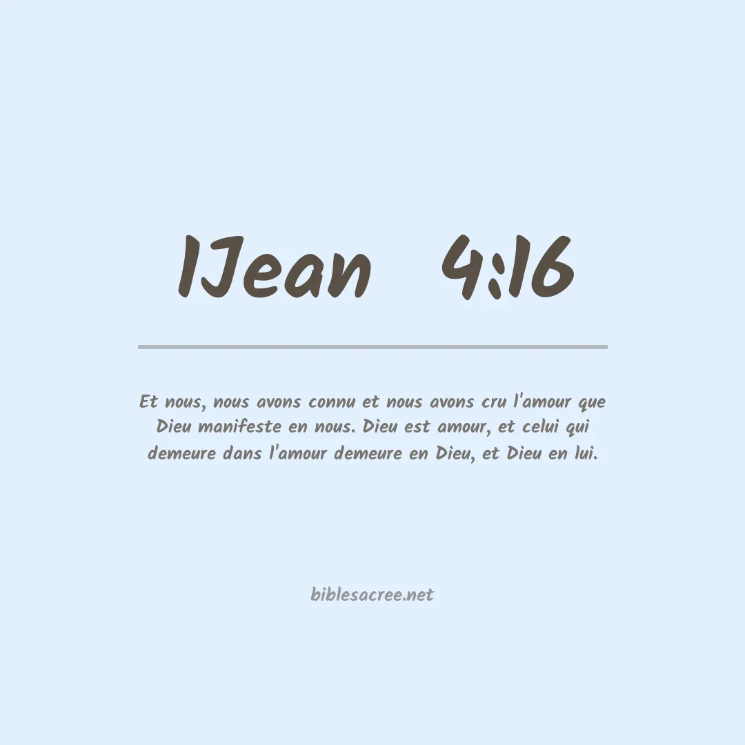 1Jean  - 4:16