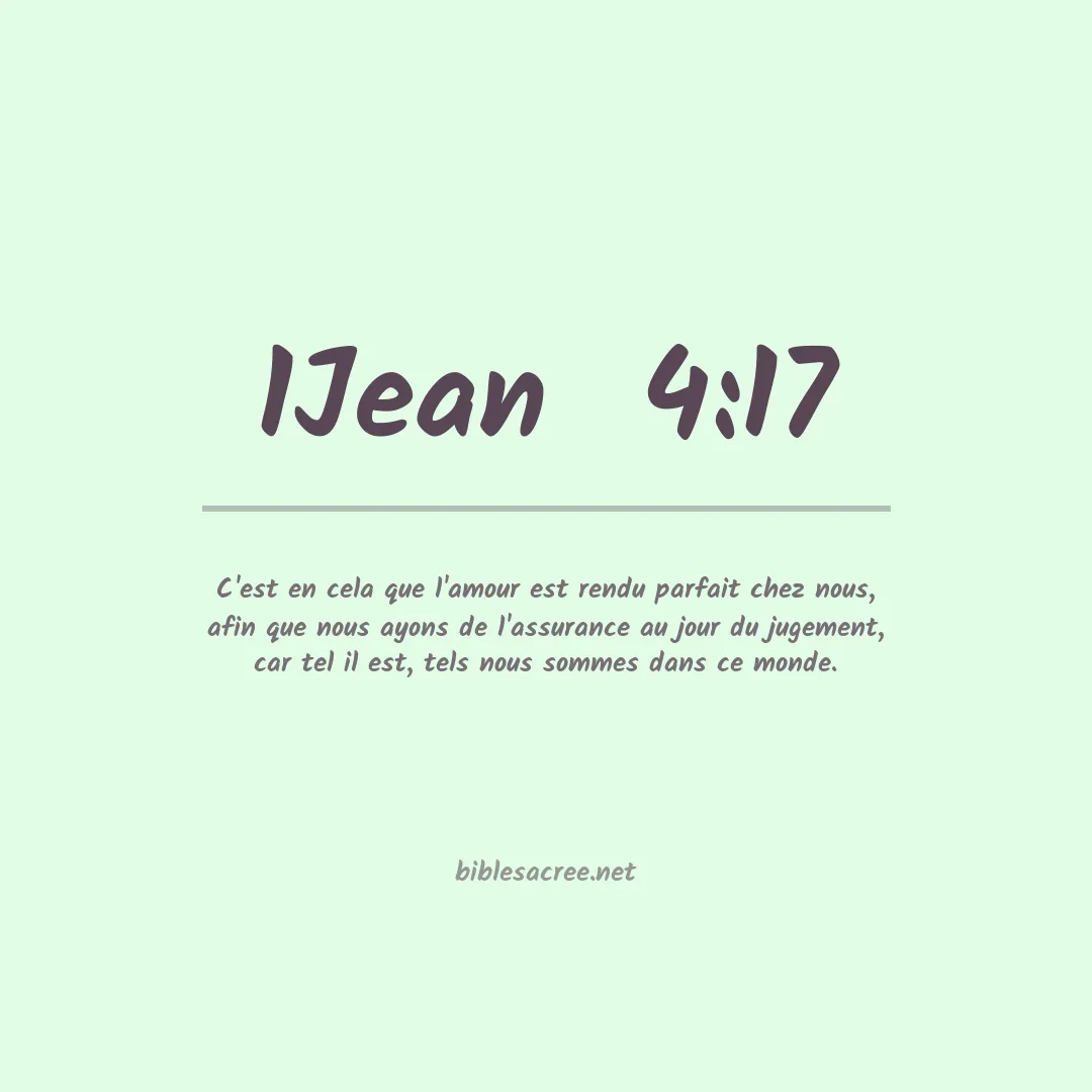 1Jean  - 4:17