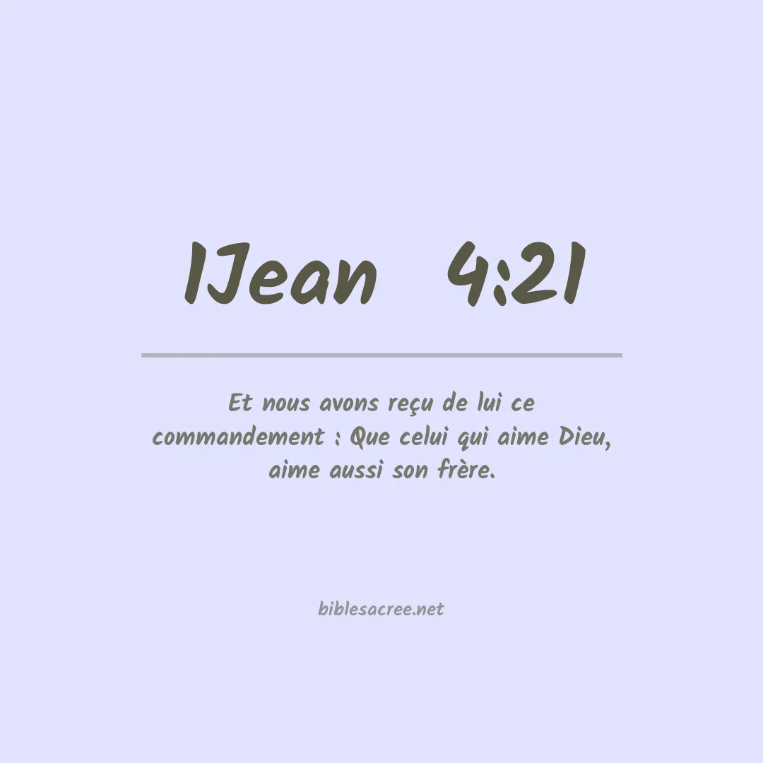 1Jean  - 4:21