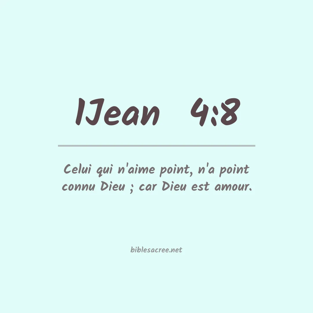 1Jean  - 4:8