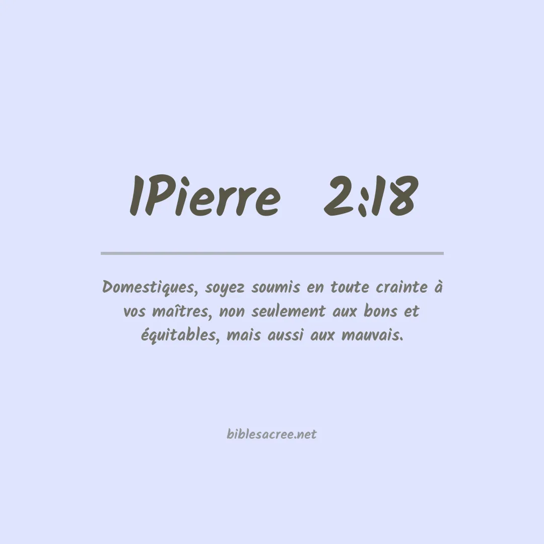 1Pierre  - 2:18