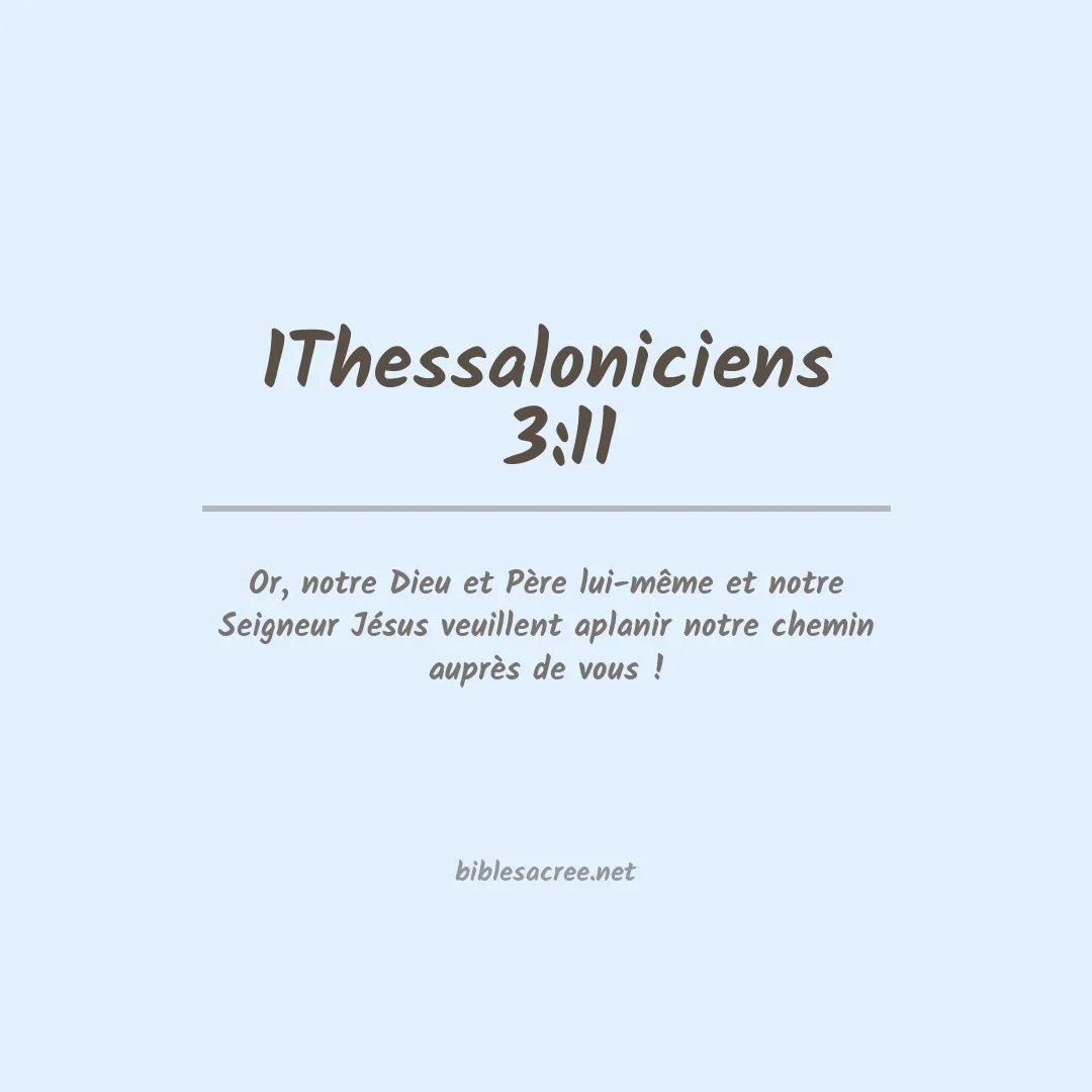 1Thessaloniciens  - 3:11