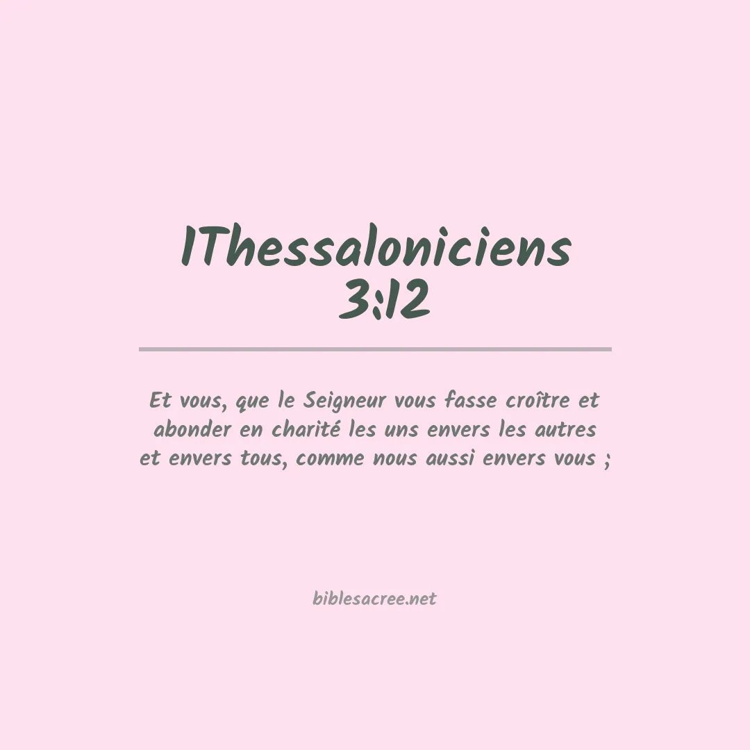 1Thessaloniciens  - 3:12