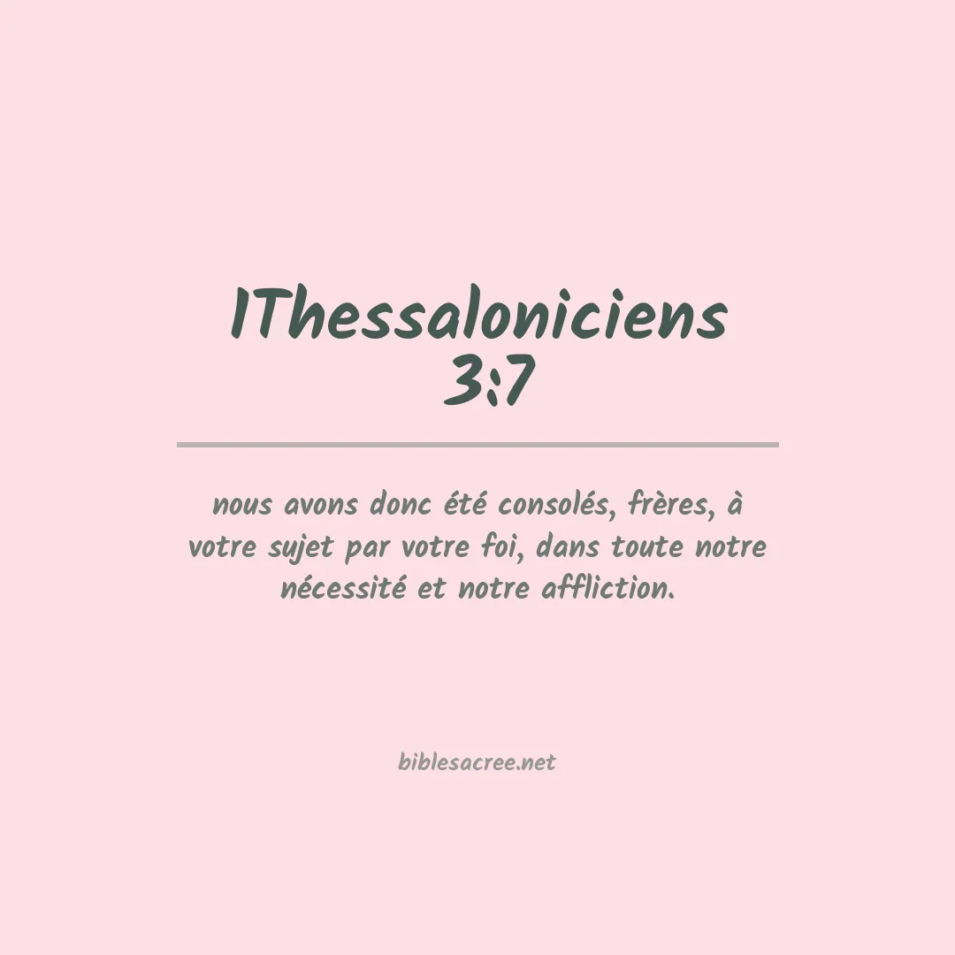 1Thessaloniciens  - 3:7