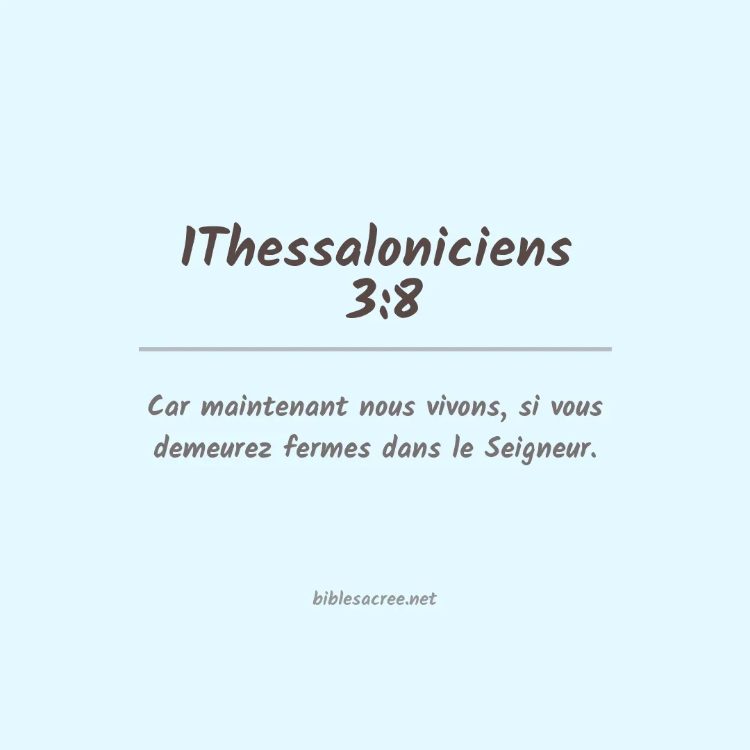 1Thessaloniciens  - 3:8