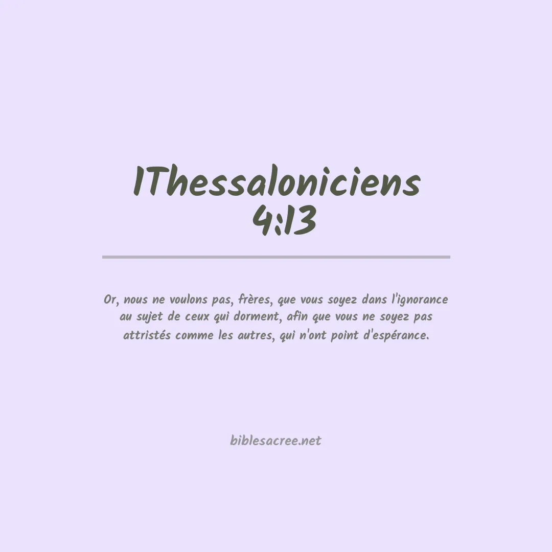 1Thessaloniciens  - 4:13