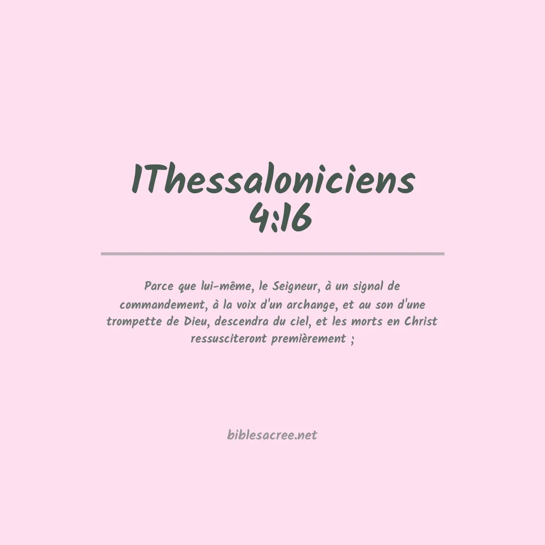 1Thessaloniciens  - 4:16