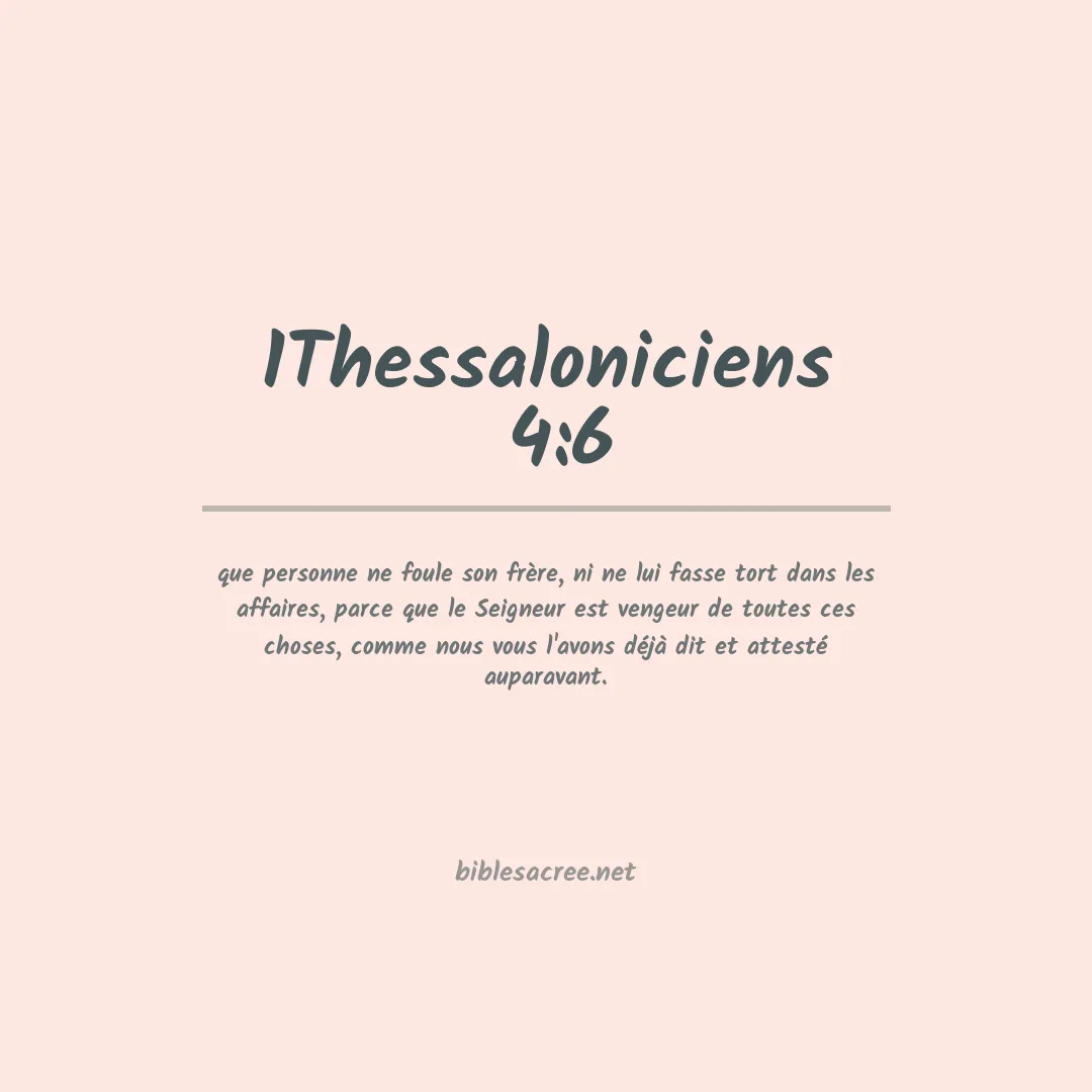 1Thessaloniciens  - 4:6