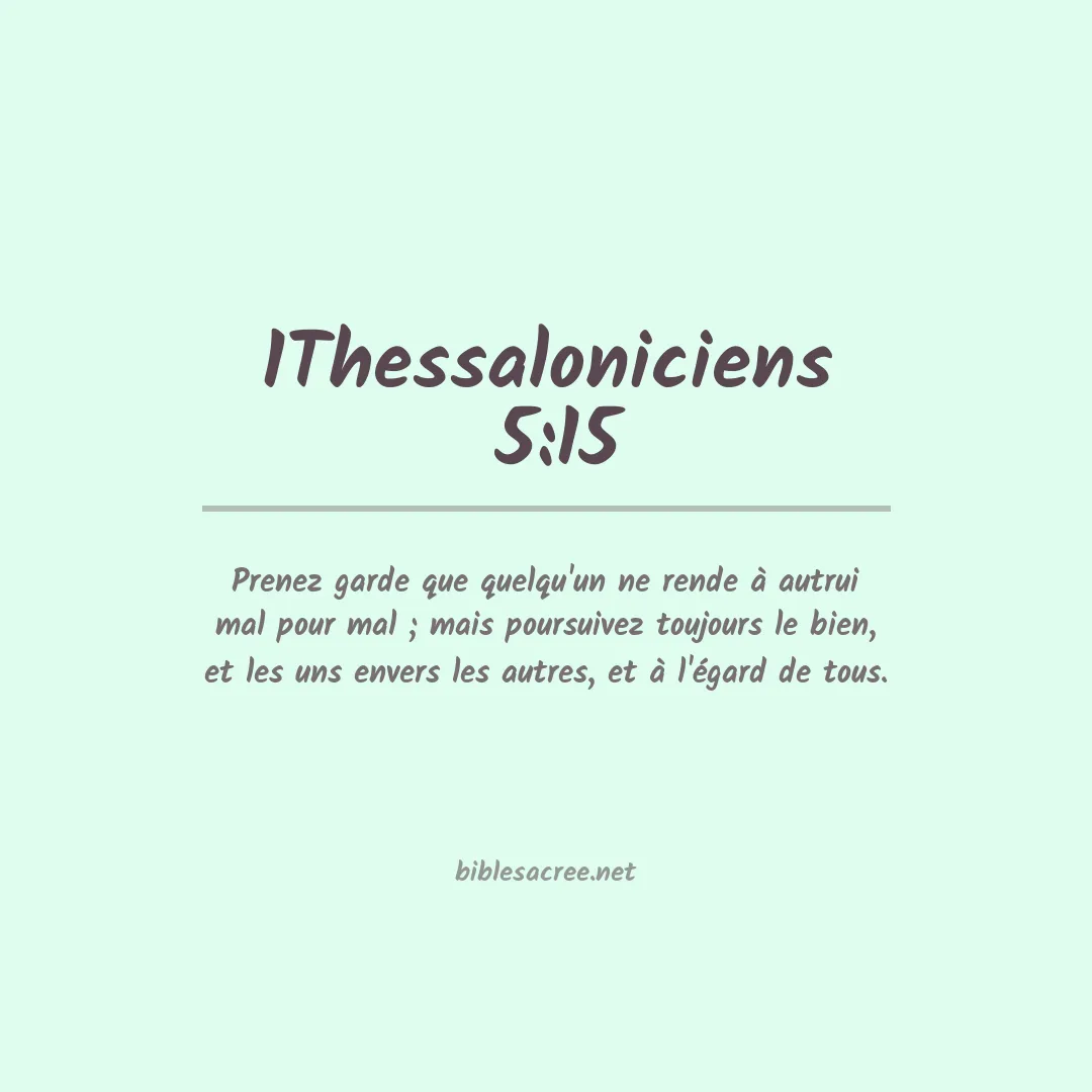 1Thessaloniciens  - 5:15