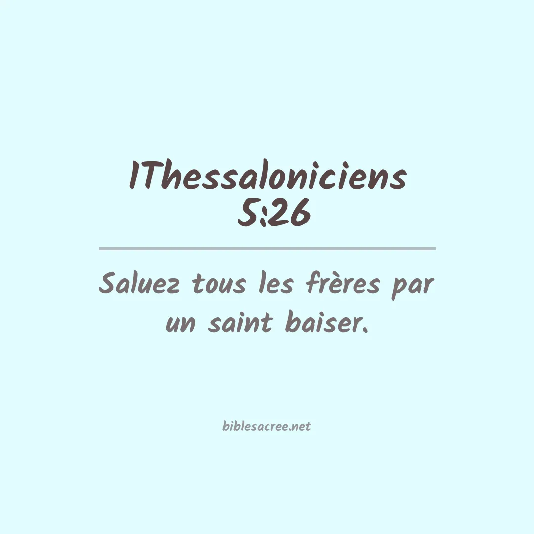 1Thessaloniciens  - 5:26