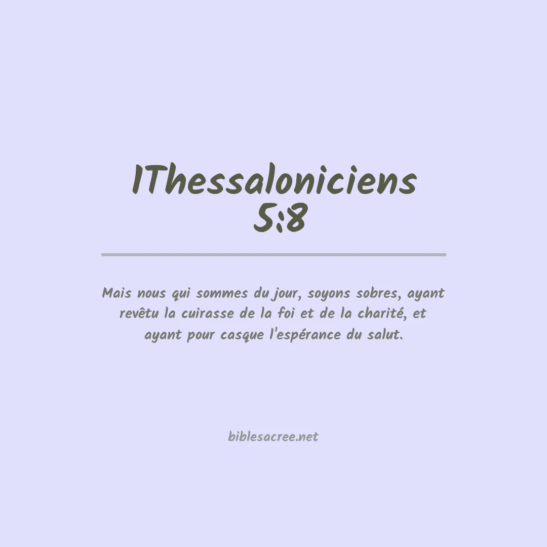 1Thessaloniciens  - 5:8