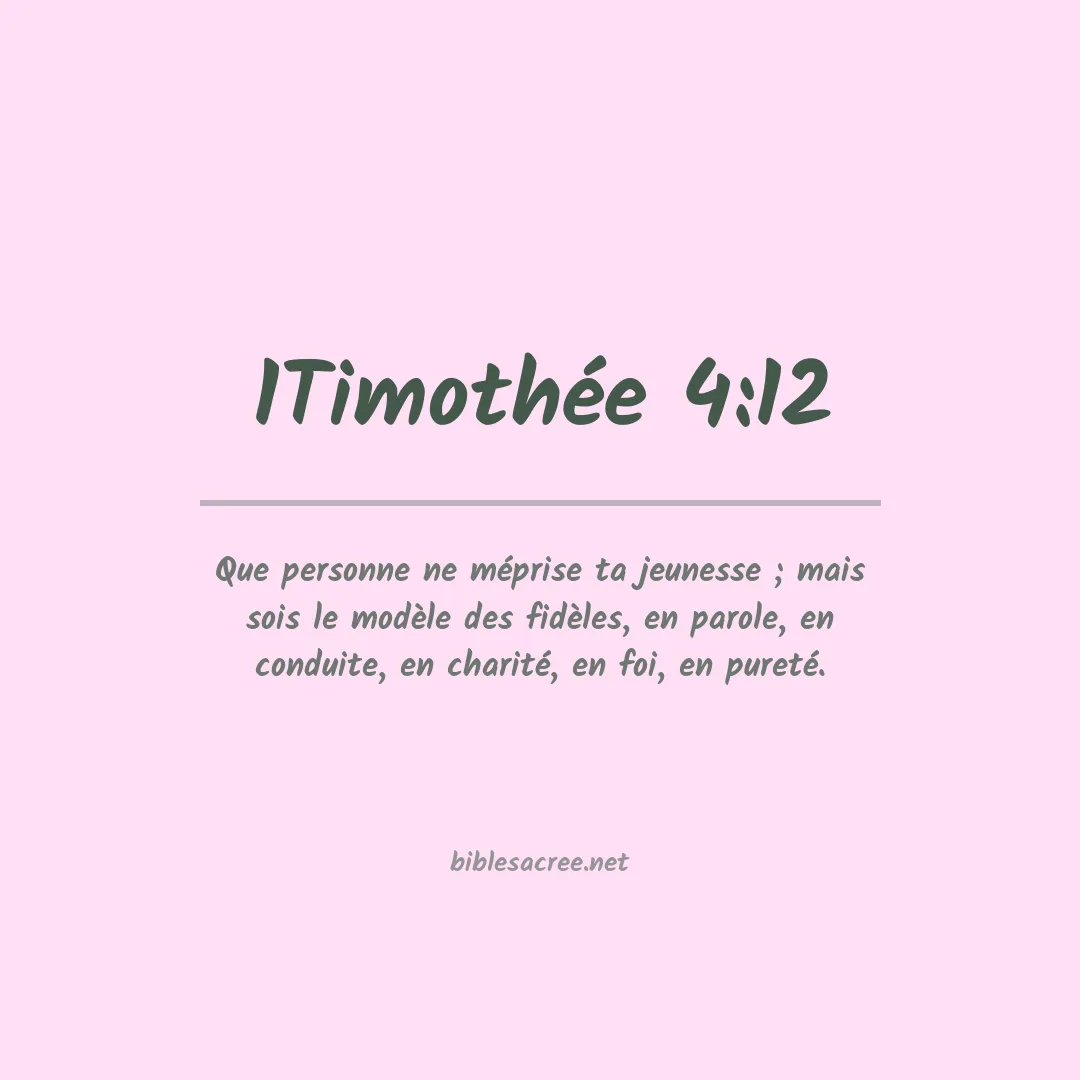 1Timothée - 4:12