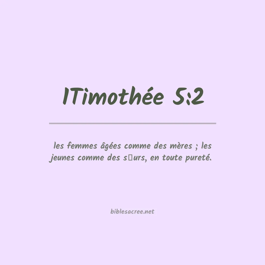 1Timothée - 5:2