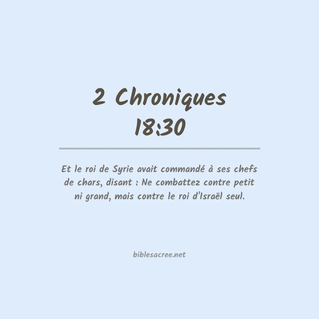 2 Chroniques - 18:30